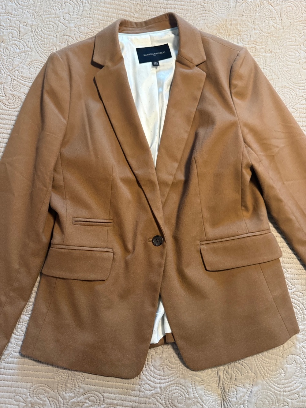 Banana Republic Women's Camel Brown Tailored Blazer
